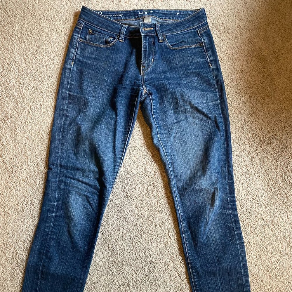Loft Curvy Skinny Jeans